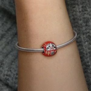 Pandora Sparkling Freehand Heart Charm